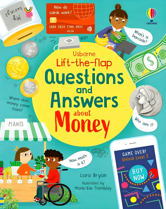 Usborne Lift-The-Flap Questions And Answers About Money