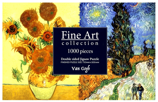1000 Piece Jigsaw Puzzle Double Sided - Van Gogh Sunflowers