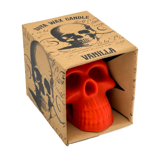 Soya Candle - Vanilla Red Skull