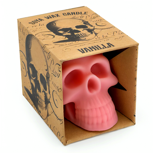 Soya Candle - Vanilla Pink Skull