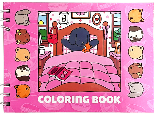[Original Price: RM14.90] Cute Bears Assorted Spiralbound Colouring Book (4 Title X 6 Assorted)