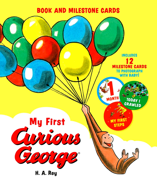 [Original Price: RM34.90] My First Curious George (Book And Milestone Cards)