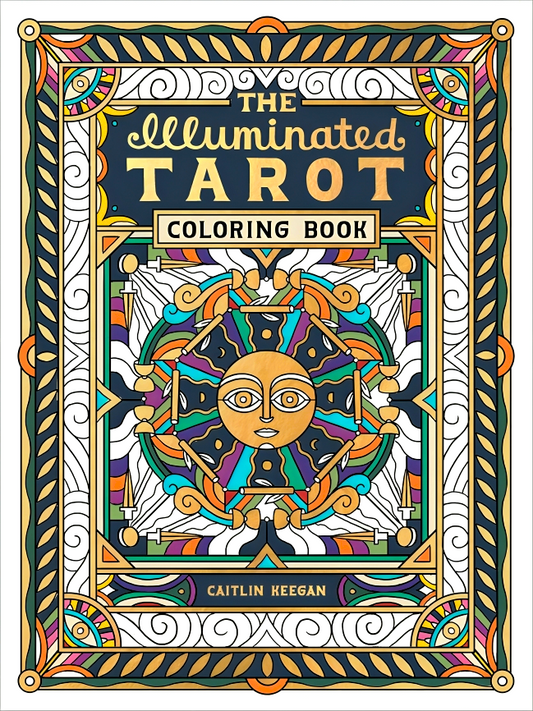 [Original Price: RM24.90] Illuminated Tarot Coloring Book: Tarot Card Art Coloring Book