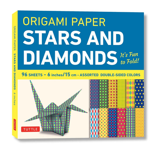 Origami Paper - Stars And Diamonds - 6 Inch - 96 Sheets