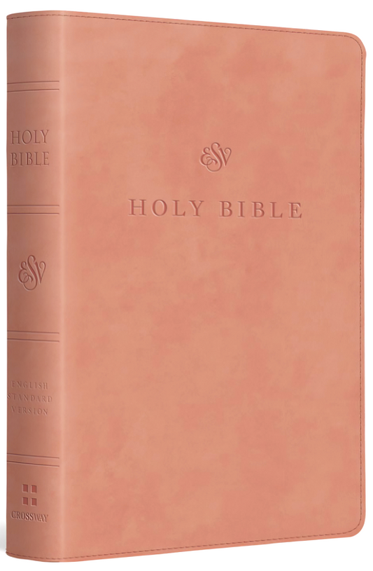 ESV, Large Print Compact Bible (Trutone, Blush Rose)