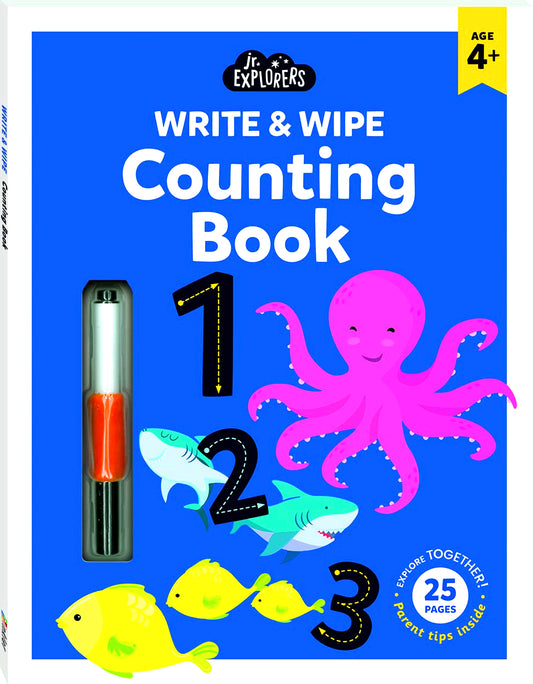 Junior Explorers Write and Wipe: Counting Book