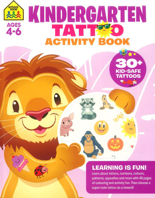 Kindergarten Tattoo Activity Book