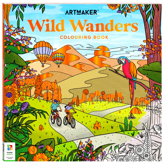 Art Maker Wild Wanders Colouring Book