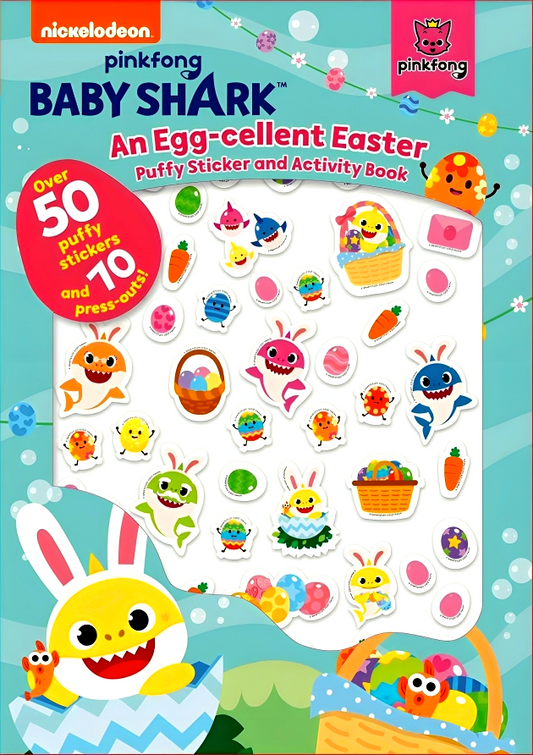 Baby Shark: An Egg-Cellent Easter Puffy Sticker And Activity Book