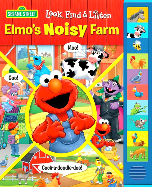 Sesame Street: Elmo's Noisy Farm Look, Find And Listen