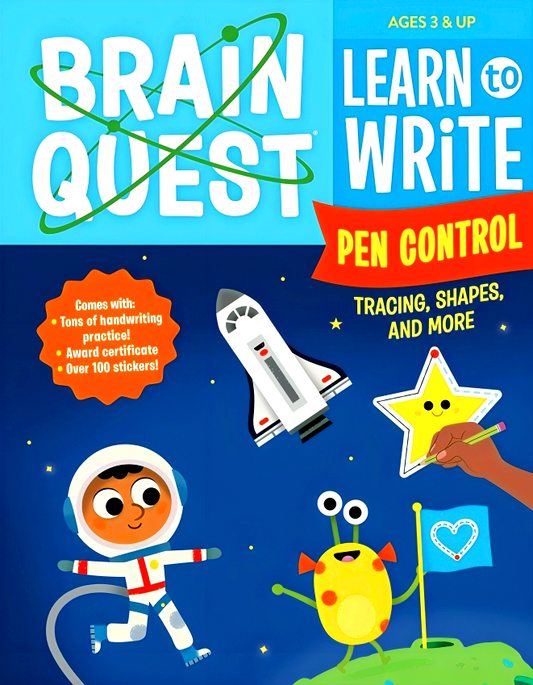 Brain Quest Learn To Write: Pen Control, Tracing, Shapes, And More