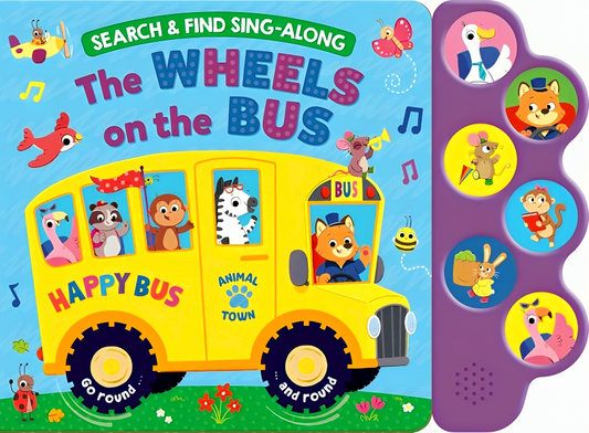Search & Find: Wheels On The Bus (6-Button Sound Book)