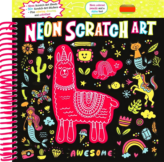 [Original Price: RM12.90] Neon Scratch Art - Creativity Corner
