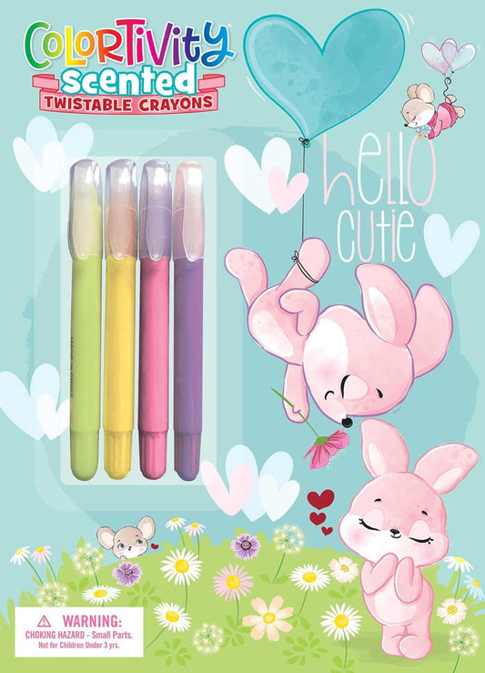 Hello, Cutie: Colortivity With Scented Twist-Up Crayons