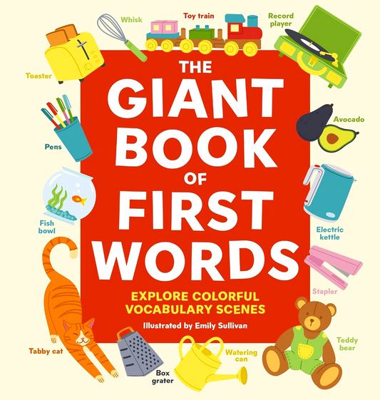[Original Price: RM34.90] The Giant Book of First Words: Explore Colorful Vocabulary Scenes