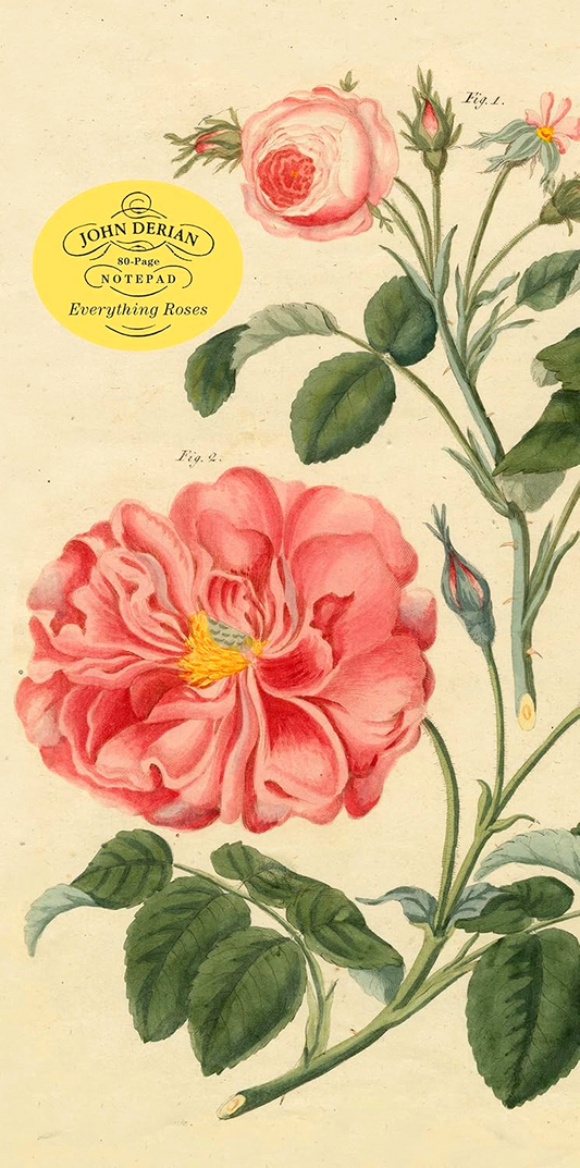 [Original Price: RM27.90] John Derian Paper Goods: Everything Roses Notepad