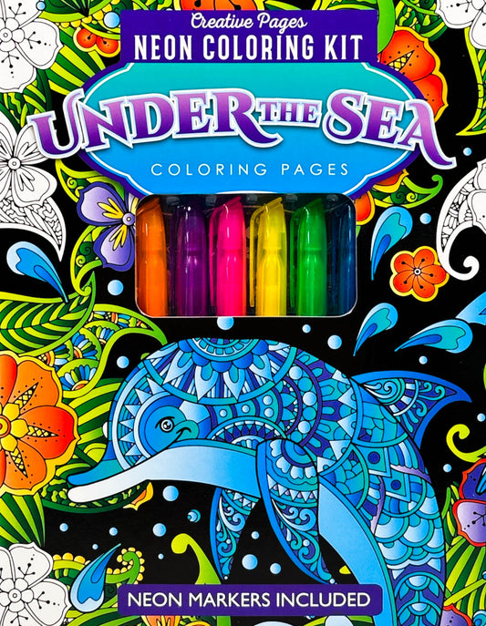 Creative Pages Coloring Kit Under The Sea