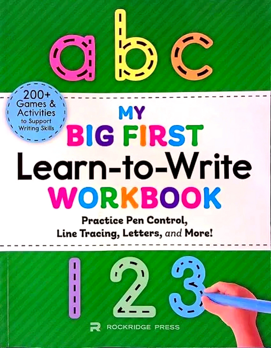 [Original Price: RM39.90] My Big First Learn-To-Write Workbook