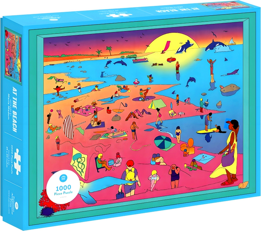 At The Beach: 1000 Piece Puzzle