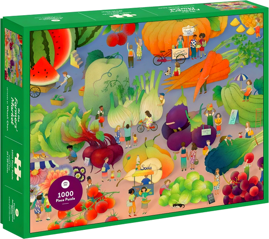 At The Farmers’ Market: 1000 Piece Puzzle