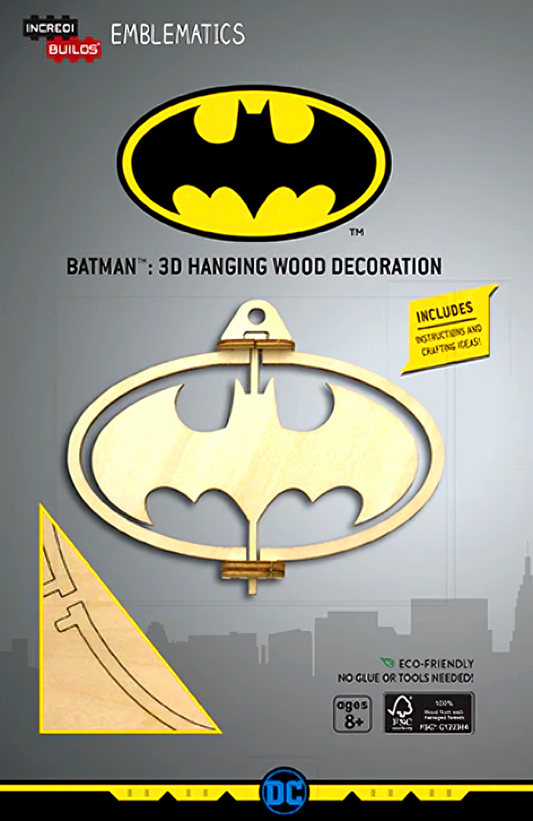 [Original Price: RM22.90] Incredibuilds Emblematics: DC Comics: Batman Logo
