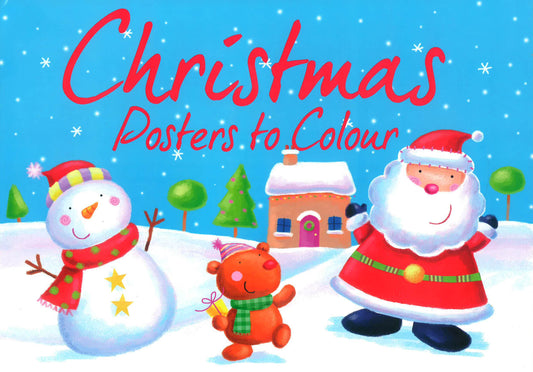 Buy-Ins: Christmas A3 Posters To Colour Light Blue