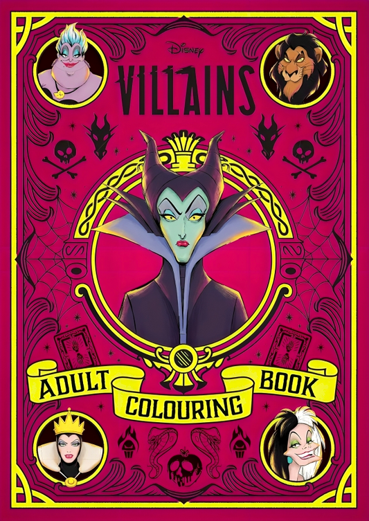 Disney Villains: Adult Colouring Book