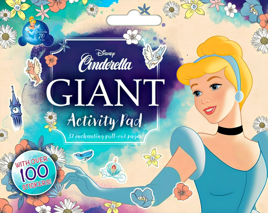 [Original Price: RM14.90] Disney Cinderella Giant Activity Pad
