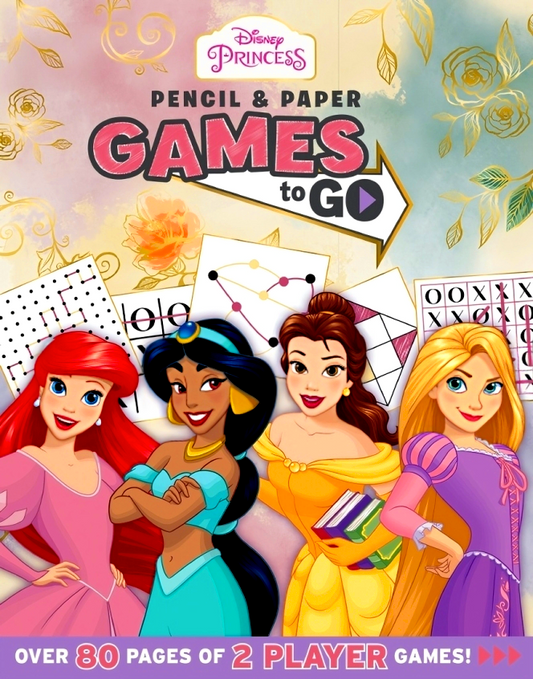 [Original Price: RM17.90] Disney Princess Pencil & Games To Go