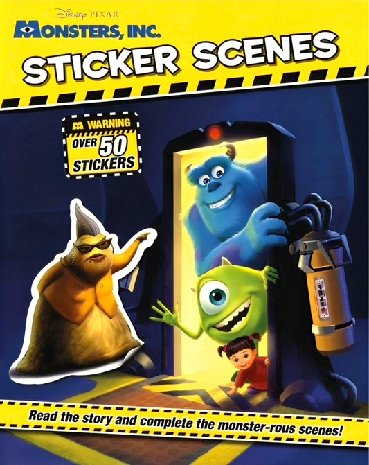 [Original Price: RM14.90] Disney Monsters Inc Sticker Scene