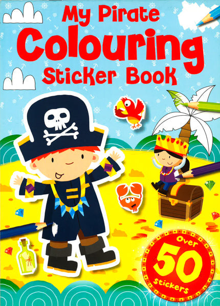 My Pirate Colouring Sticker Book