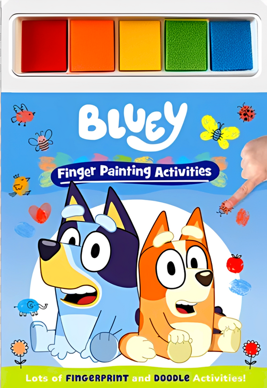Bluey Finger Painting Activities