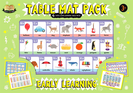 Hwh Table Mat Pack: Early Learning