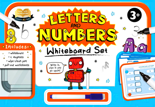 [Original Price: RM24.90] Letters & Numbers Whiteboard Set