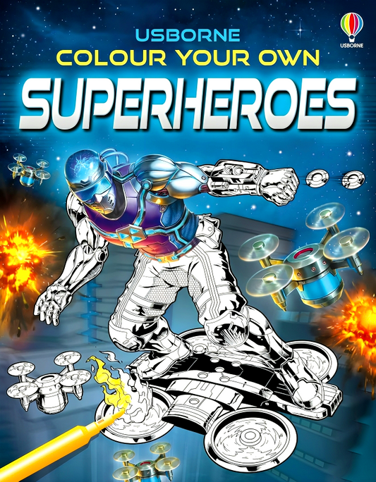 [Original Price: RM14.90] Colour Your Own: Superheroes