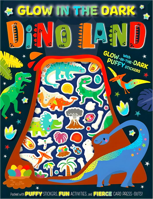 Glow In The Dark Dino Land Activity Book