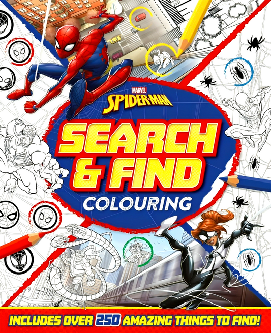 [Original Price: RM17.90] Marvel Spider-Man Search & Find Colouring