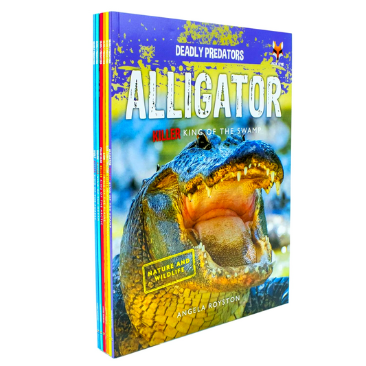 Deadly Predators Killer Kings Of The Animal Kingdom 6 Books Set Collection