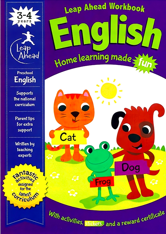 [Original Price: RM12.90] Leap Ahead: 3-4 Years English