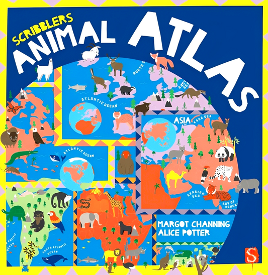 [Original Price: RM29.90] Scribblers Animal Atlas