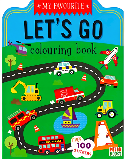My Favourite Let's Go Colouring Book