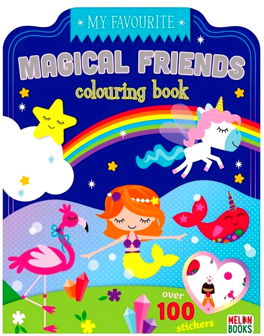 My Favourite Magical Friends Colouring Books
