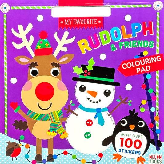 [Original Price: RM12.90] My Favourite Mr & Mrs Claus Coloring Pad