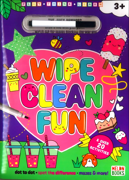 [Original Price: RM12.90] I Love Colouring Wipes Clean Fun Book With Pen