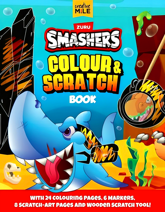 [Original Price: RM29.90] Smashers Colour And Scratch Book