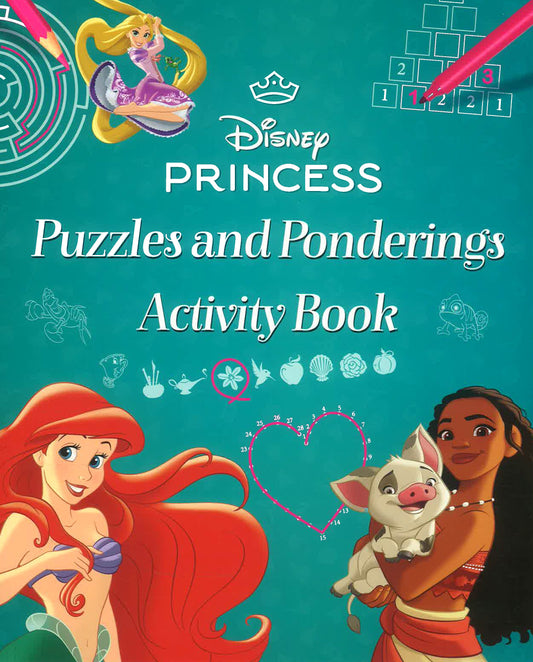 [Original Price: RM19.90] Disney Princess: Puzzles And Ponderings Activity Book