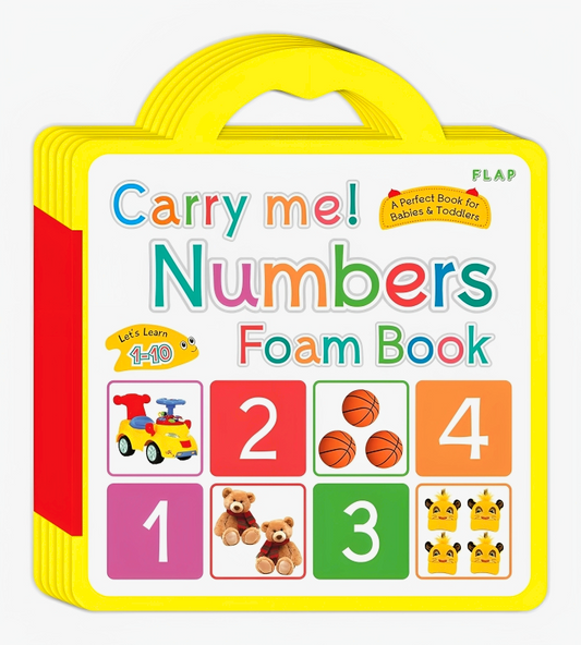 Flap - Carry Me Foam Book - Numbers