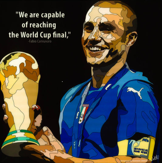 Fabio Cannavaro Pop Art (10X10)