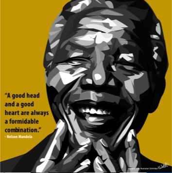 Nelson Mandela Large Pop Art (30'X40')