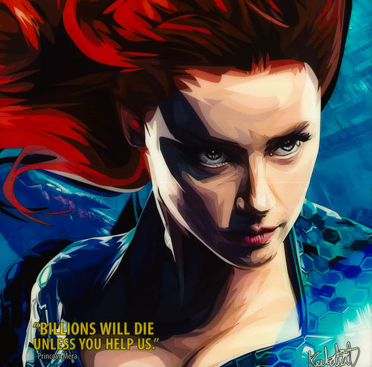 Princess Mera_Billians Will Die Pop Art (10'X10')
